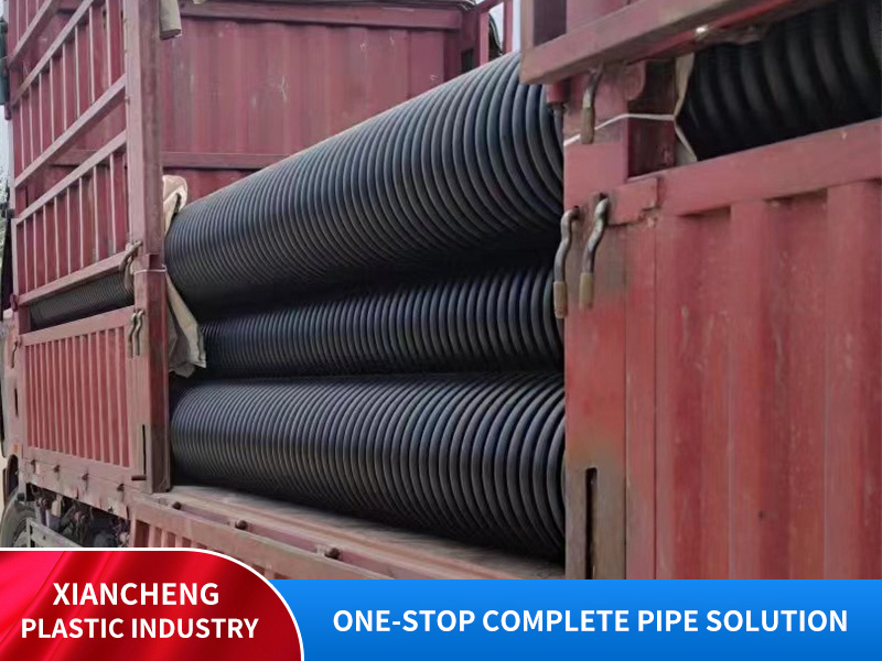 Carbon corrugated pipe