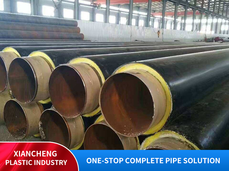 Steel jacketed steel insulated steel pipes
