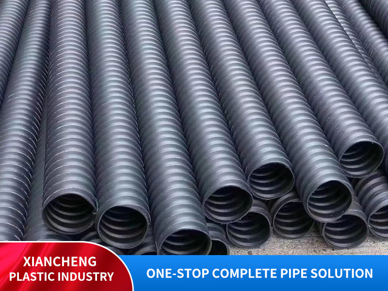 Prestressed corrugated pipe