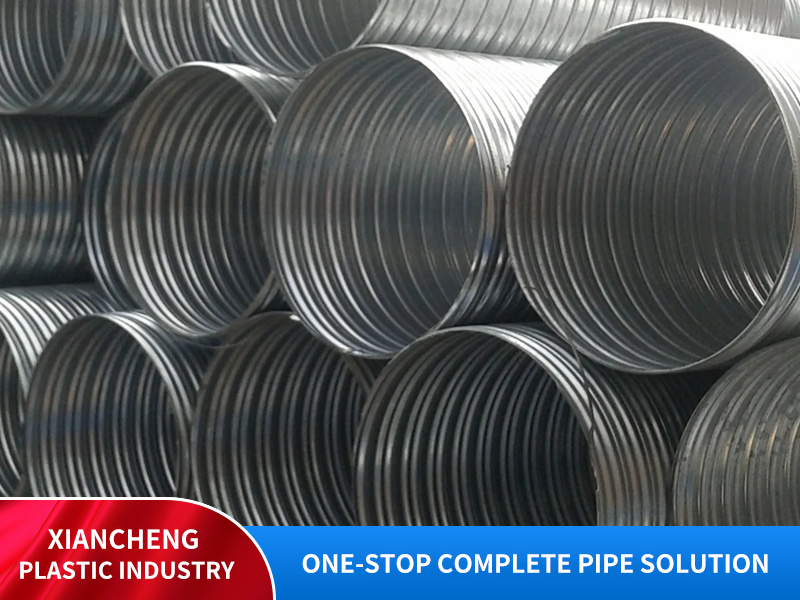 Prestressed corrugated pipe