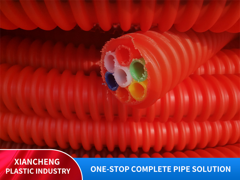 Multi-channel corrugated tubes