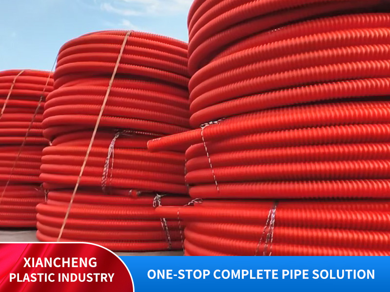 Multi channel corrugated pipe (COD bundle pipe)